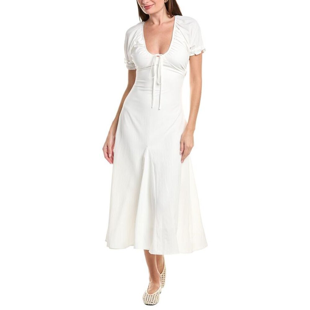 Ipponelli Womens  Midi Dress, White